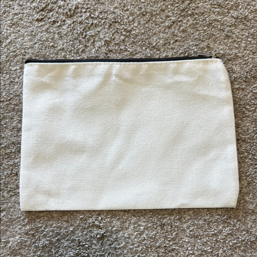 Floral Butterfly Canvas Pouch - Picture 2 of 5
